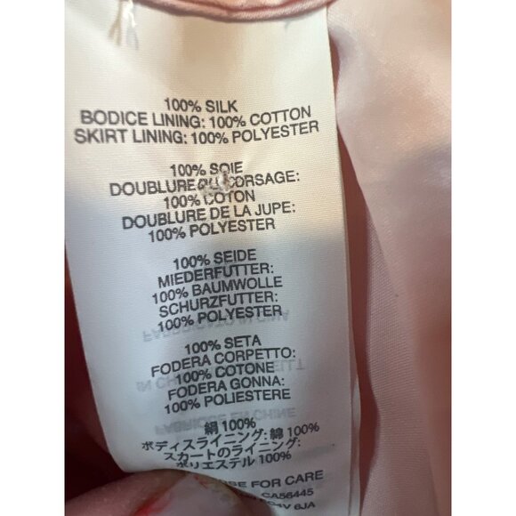 J. Crew Nadia Bridesmaid Pink Strapless Dress Size 2 100% Silk Bodice Lining NWT - Picture 11 of 14